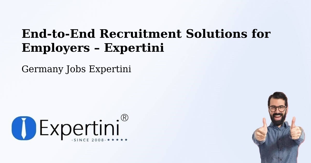 Recruitment Solutions for Employers – Velbert - Velbert, Germany Jobs Expertini